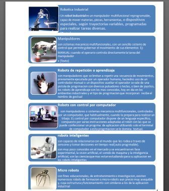 Rob&oacute;tica industrial