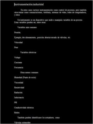 Instrumentaci&oacute;n industrial